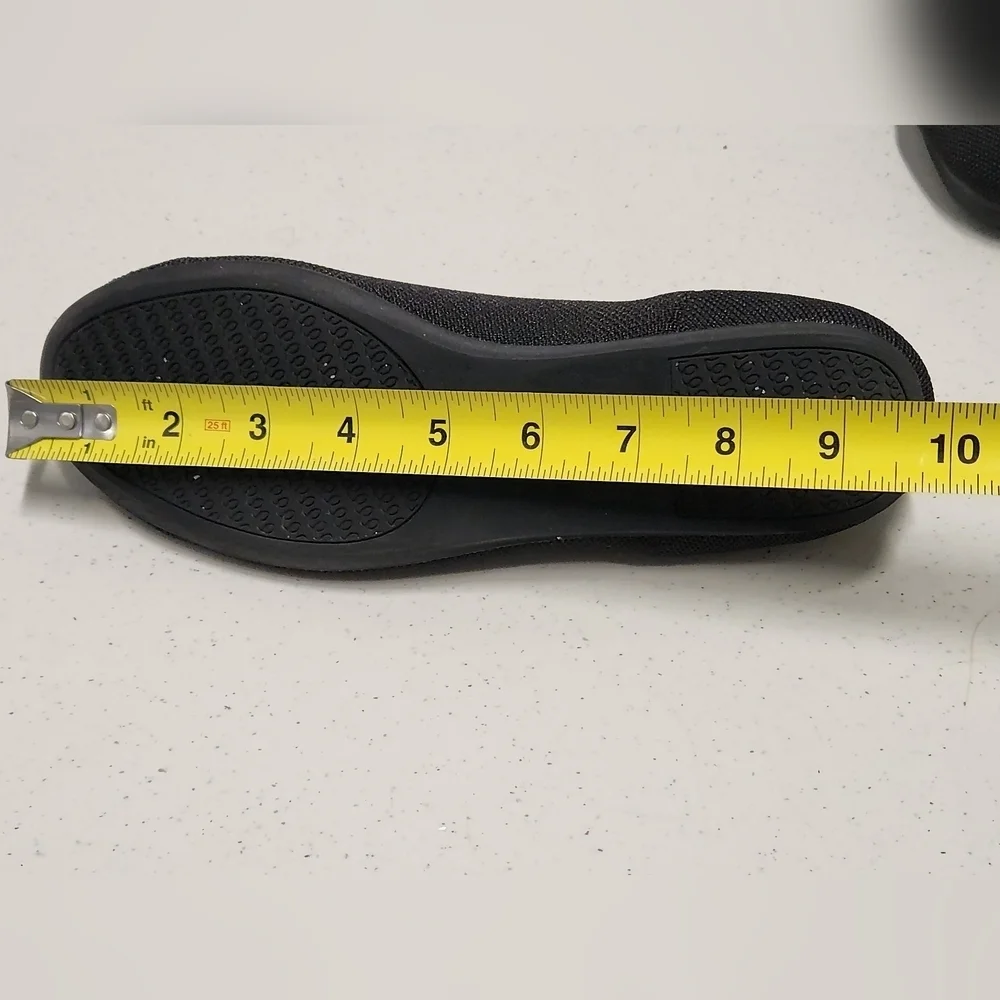 ROTHY’S Women’s The Flat Black‎ Knit Fabric Slip On, Size 8